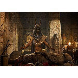 Assassins Creed Origins Mısır Mumya Puzzle Yapboz Mdf Ahşap 120 Parça
