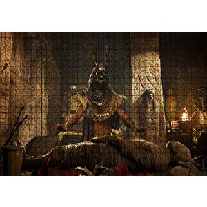 Assassins Creed Origins Mısır Mumya Puzzle Yapboz Mdf Ahşap 1000 Parça