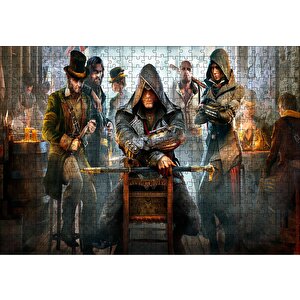 Assassins Creed Eski Meyhanede Bir Sahne Puzzle Yapboz Mdf Ahşap 500 Parça
