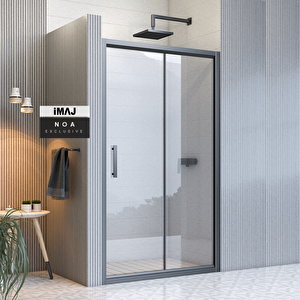 Noa İki Duvar Arası 1 Sabit 1 Sürgü Duşakabin 119 - H:190 Cm 119 cm