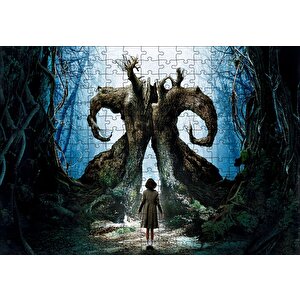 Pan'ın Labirenti Kız Ve Fantastik Ağaçlar Puzzle Yapboz Mdf Ahşap 255 Parça