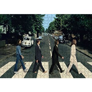 Beatles Yaya Geçidinde Puzzle Yapboz Mdf Ahşap 500 Parça