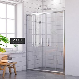 Mode Orta Açılır 2 Sabit 2 Sürgü Duşakabin 178 - H:190 Cm 178x190 cm