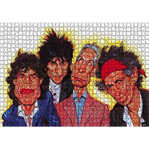 Rolling Solist Karikatür Çizim Puzzle Yapboz Mdf Ahşap 1000 Parça