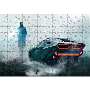 Bıçak Sırtı Ryan Gosling Puzzle Yapboz Mdf Ahşap 120 Parça