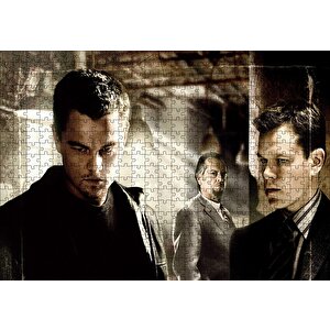 Departed Leo Matt Ve Jack Puzzle Yapboz Mdf Ahşap 500 Parça