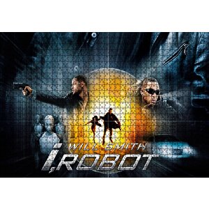 I, Robot Görsel Puzzle Yapboz Mdf Ahşap 1000 Parça
