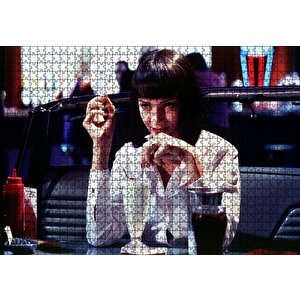 Pulp Fiction Ucuz Roman 1994 Film Puzzle Yapboz Mdf Ahşap 1000 Parça