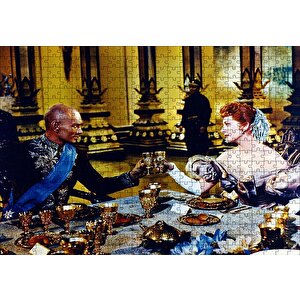Kral Ve Ben Yul Brynner Altın Kadehler Puzzle Yapboz Mdf Ahşap 500 Parça