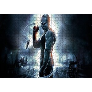 Kaçış Riddick Görseli Puzzle Yapboz Mdf Ahşap 500 Parça