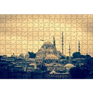 Süleymaniye Camii Puzzle Yapboz Mdf Ahşap 255 Parça