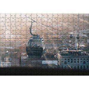 Teleferik Yakın Plan Puzzle Yapboz Mdf Ahşap 255 Parça