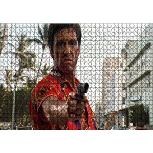 Yaralı Yüz Kan Revan İçinde Puzzle Yapboz Mdf Ahşap 1000 Parça