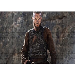 Viking Ragnar Lothbrok Puzzle Yapboz Mdf Ahşap 120 Parça