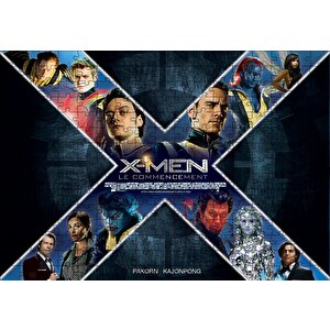X Men Film Afişi Puzzle Yapboz Mdf Ahşap 255 Parça