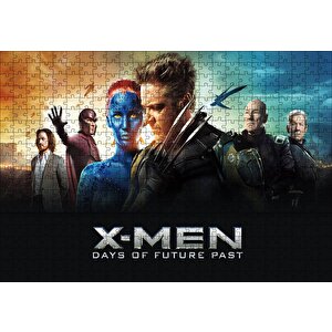 X Men Days Of Future Görsel Puzzle Yapboz Mdf Ahşap 500 Parça
