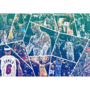 Oyuncuları Fikstürü Puzzle Yapboz Mdf Ahşap 500 Parça
