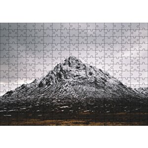 Karlı Dağ Zirvesi Puzzle Yapboz Mdf Ahşap 255 Parça