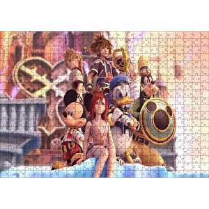 Çizgi Film Karakteri Puzzle Yapboz Mdf Ahşap 500 Parça