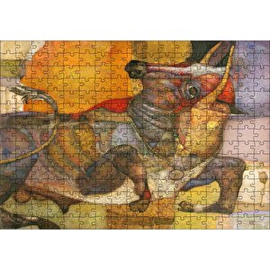 Fine Arts Boğa Ve Renkler Puzzle Yapboz Mdf Ahşap 255 Parça