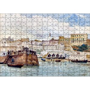 Fas Tanca Limanı Tablo 1894 Puzzle Yapboz Mdf Ahşap 255 Parça