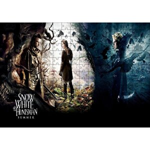 Pamuk Prenses Ve Avcı Filmi Afişi Puzzle Yapboz Mdf Ahşap 255 Parça