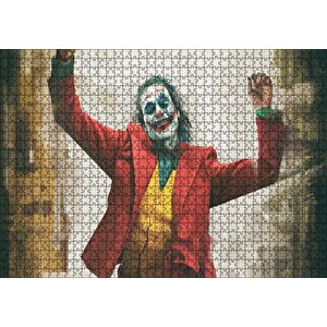 Joker Gülümseme Filmi Görseli Puzzle Yapboz Mdf Ahşap 1000 Parça