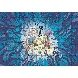 Disenchantment Kahramanları Puzzle Yapboz Mdf Ahşap 120 Parça