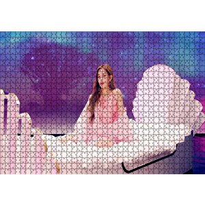 Black Pink Kore Pop Pembe Yatak Puzzle Yapboz Mdf Ahşap 1000 Parça