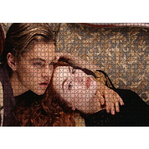 Titanic Rose Ve Jack Kanepede Puzzle Yapboz Mdf Ahşap 1000 Parça