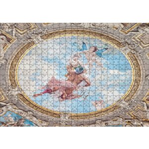Tavan Resmi Davut Ve Melekler Puzzle Yapboz Mdf Ahşap 500 Parça
