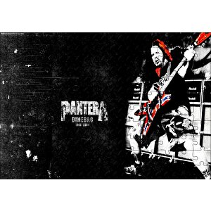 Pantera Solist Dimebag Darrell Puzzle Yapboz Mdf Ahşap 120 Parça