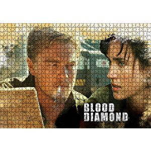 Kanlı Elmas Leo Jennifer Ve Djimon Puzzle Yapboz Mdf Ahşap 1000 Parça