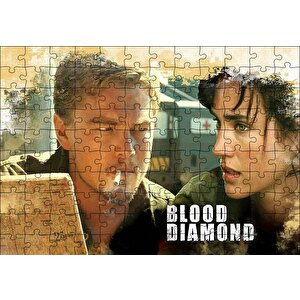 Kanlı Elmas Leo Jennifer Ve Djimon Puzzle Yapboz Mdf Ahşap 120 Parça