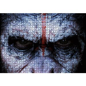 Maymunlar Cennemi Kararlı Savaşçı Puzzle Yapboz Mdf Ahşap 1000 Parça