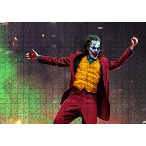 Joker Anime Karakter Posteri Puzzle Yapboz Mdf Ahşap 500 Parça