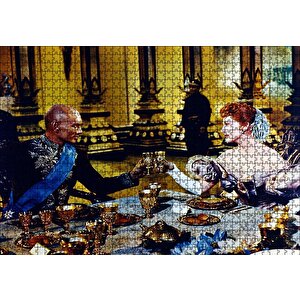 Kral Ve Ben Yul Brynner Altın Kadehler Puzzle Yapboz Mdf Ahşap 1000 Parça