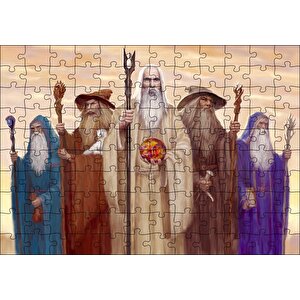Cakapuzzle Saruman Ve Kötü Büyücüler Puzzle Yapboz Mdf Ahşap