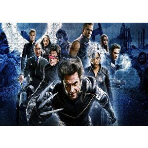 X Men Puzzle Yapboz Mdf Ahşap 500 Parça