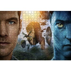 Avatar İkisi De Görseli Puzzle Yapboz Mdf Ahşap 500 Parça