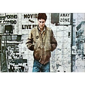 Taxi Driver De Niro Sokakta Puzzle Yapboz Mdf Ahşap 120 Parça