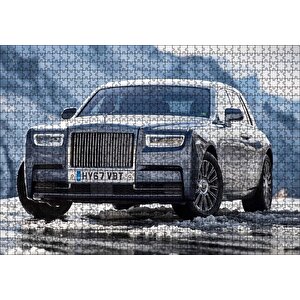 Rolls Royce Hayalet Araba Görseli Puzzle Yapboz Mdf Ahşap 1000 Parça