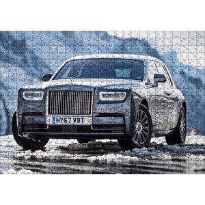 Rolls Royce Hayalet Araba Görseli Puzzle Yapboz Mdf Ahşap 500 Parça