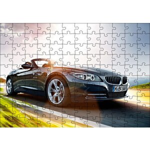 Füme Bmw Z4 Ve Deniz Puzzle Yapboz Mdf Ahşap 120 Parça
