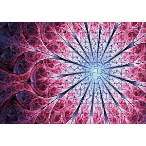 Siyah Ve Gri Mandala Desen Görseli Puzzle Yapboz Mdf Ahşap 120 Parça