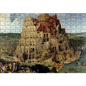 Babil Kulesi Puzzle Yapboz Mdf Ahşap 255 Parça