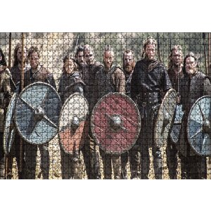 Viking Oyuncular Görseli Puzzle Yapboz Mdf Ahşap 1000 Parça