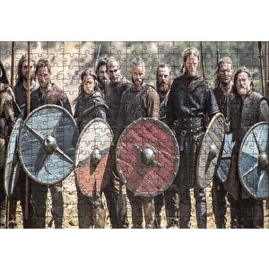 Viking Oyuncular Görseli Puzzle Yapboz Mdf Ahşap 255 Parça