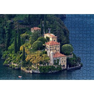 Burundaki Muhteşem Manzaralı Şatolar Puzzle Yapboz Mdf Ahşap 500 Parça