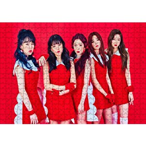 Black Pink Kore Pop Hizmetçi Üniformalı Puzzle Yapboz Mdf Ahşap 500 Parça